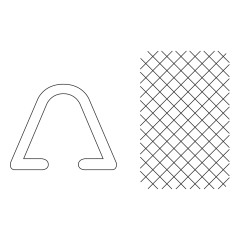 B2162 - Anchor Kit Steel Eye and Wire Mesh