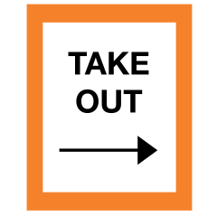 Take Out Warning Sign - Right